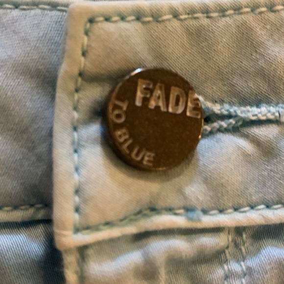 Fade to blue brand jeans, light blue skirt - Picture 4 of 7